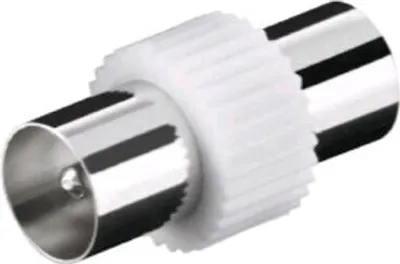Imagen del producto de Adaptador coaxial macho-macho de Nilox para cables electrónicos, conector