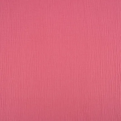 Produktbild von Musselinstoff Meterware Baumwolle Organic Bio einfarbig pink 1,30m