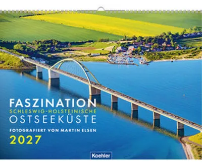 Obrázok produktu pre Kalender 2027 Faszination Ostseeküste: Luftbildaufnahmen aus der Vogelperspektive