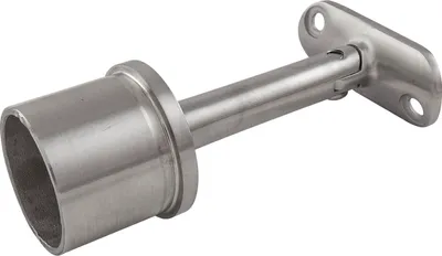 Produktbild von ECONOMY Rohrstütze verstellbar, Rohr ø 42,4 x 2,0 mm,Edelstahl geschliffen V2A