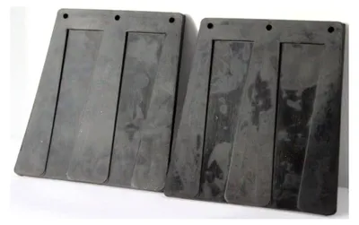 Produktbild von Schmutzfänger-Set für Pkw-Anhänger, 187 x 205 mm, 2 Stück