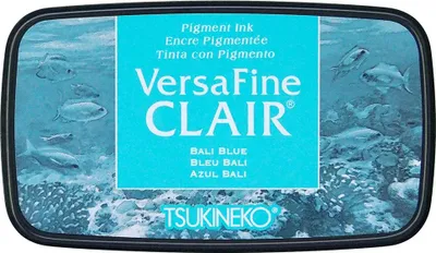 Immagine prodotto di Tsukineko VersaFine clair Tampone per timbri Bali Blue / Blau