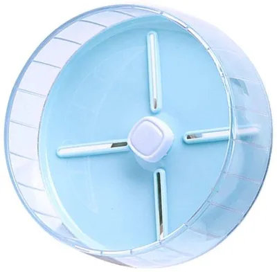 Obrázek produktu pro Kolečko pro hlodavce – tiché, průměr 20 cm – modré – vhodné pro: křečky, myši, potkani, krysíci, myšky