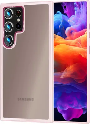 Image de Étui mat NALIA pour Samsung Galaxy S24 Ultra – Résistant aux chocs et semi-transparent – FUZION (étui anti-traces de doigts) – Marque berlinoise – Rose