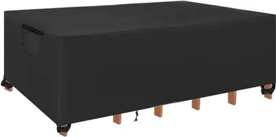 Produktbild von Famanu Terrassentischhülle 213 x 132 x 74 cm - Rechteckige Möbelabdeckung für Gartenmöbel