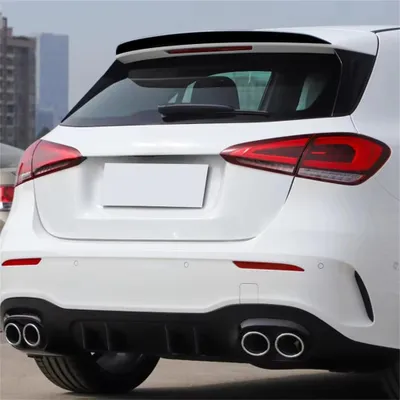 Image de Spoiler de toit Heck pour Mercedes-Benz Classe A W177 (2018-2024) - Aile arrière sportive - Lèvre aérodynamique - Accessoires de personnalisation automobile