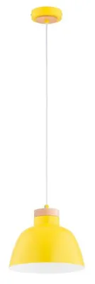 Immagine prodotto di Lampada a sospensione LORIEN gialla 1xE27x15W in metallo, dimensioni: 90x23x23 cm, IP20, Alfa