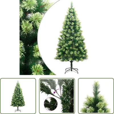 Zdjęcie produktu dla The Living Store Sztuczna składana choinka ze stojakiem 180 cm