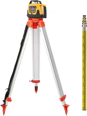 Image de Niveau laser rotatif - Kit laser à lignes croisées - Trépied - Dimensions : 30 x 20 x 10 cm