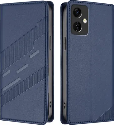 Produktbild von Hülle für Tecno Spark 9T/Spark 9 Pro, Kunstleder Brieftaschen Handyhülle mit Kartenfach und Standfunktion Blau
