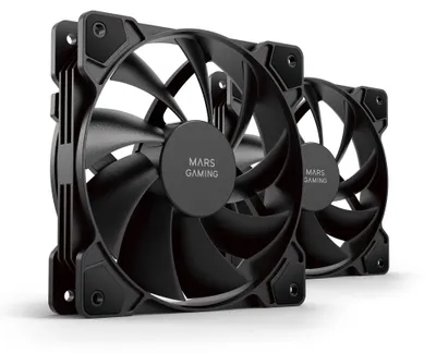 Productafbeelding van Mars Gaming MFPROX2, ventilator, 12 cm, 1200 RPM, zwart