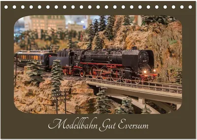 Produktbild von Modellbahn Gut Eversum (Tischkalender 2025 DIN A5 quer), CALVENDO Monatskalender