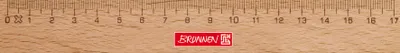 Immagine prodotto di 24XBRUNNEN 104974017 Lineal 17cm Holz