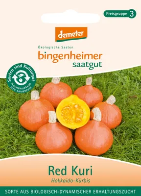 Produktbild von Bingenheimer Saatgut Kürbis Hokkaido Red Kuri 1 Stück