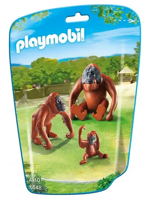 Produktbild von PLAYMOBIL 6648 - 2 Orang-Utans mit Baby