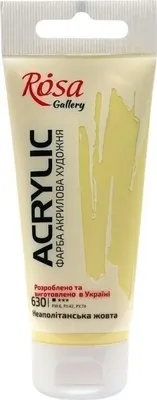 Zdjęcie produktu dla Rosa Gallery Farba akrylowa Naples Yellow (630) 60 ml 1 szt.