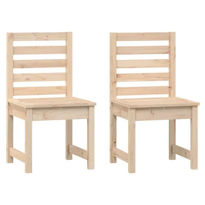 Obrázok produktu pre vidaXL Záhradné stoličky 2 ks 50x48x91,5 cm z masívneho borovicového dreva