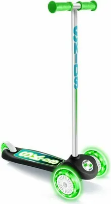 Zdjęcie produktu dla hulajnoga świecąca Junior 66 x 27 cm Abec 5 zielona