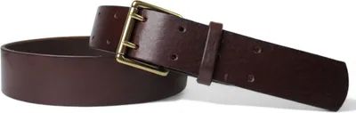 Produktbild von FRONHOFER Doppeldorngürtel 4 cm, Vollrindleder, massiv Messingschnalle