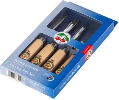 Produktbild von SELVA Kerbschnitzsatz, 4-teilig