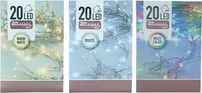 Produktbild von Lichterkette LED-Lichterkette, 20 Birnchen, für innen, Batteriebetrieb 2m
