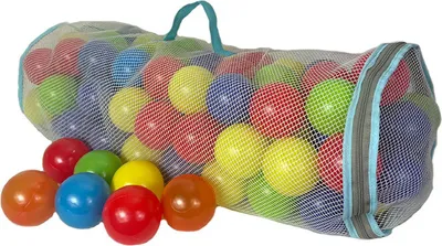 Image de 100 balles pour piscine à balles dans un sac de transport