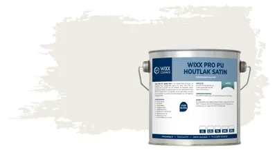 Productafbeelding van Wixx PRO PolyurethanHoutlak Satin - RAL 9010 | Zuiver Wit - 5L