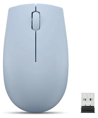 Produktbild von Lenovo 300, Beidhändig, Optisch, RF Wireless, 1000 DPI, Blau