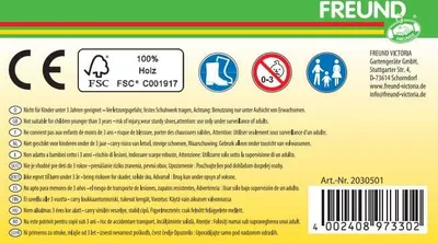 Produktbild von Freund Victoria Kinder-Schneeschieber 29 x 22 cm 75 cm