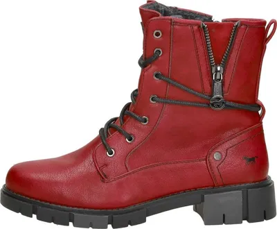 Produktbild von Mustang Veterschoenen Hoog Veterschoenen Hoog - Rood - Maat 39
