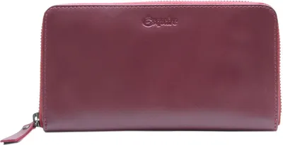 Zdjęcie produktu dla Skórzany portfel Esquire Peru Zip Around Wallet Czerwone wino czerwone