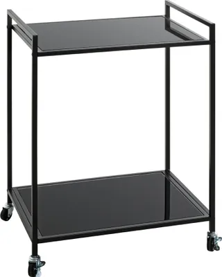 Produktbild von Beistelltisch >24597< in schwarz - 50x69x36 (BxHxT)