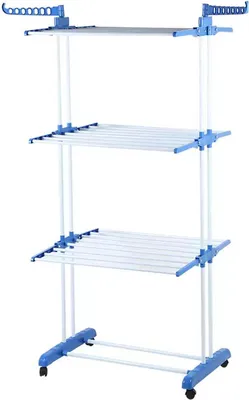Produktbild von Praktischer Wäscheständer mit Rollen flexibel, platzsparend und ideal für Haushalt und