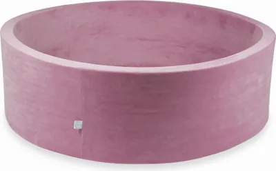 Zdjęcie produktu dla Suchy basen 130x40cm Velvet Soft różowy bez piłek