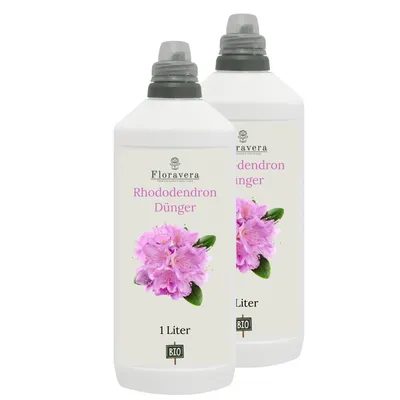 Produktbild von Floravera Premium Rhododendron Flüssigdünger 2 x 1 Liter Rhododendrondünger Dünger