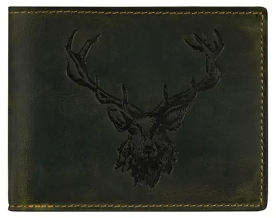 Immagine prodotto di GREENBURRY portafoglio Vintage Wallet Olive Stag verde scuro