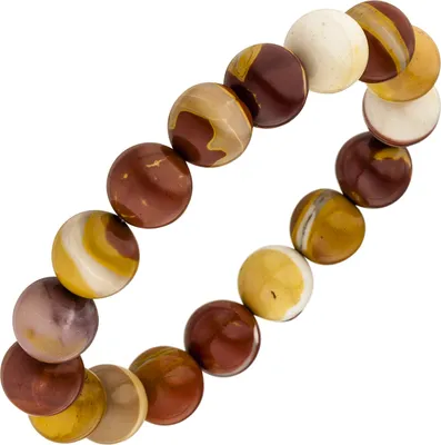 Produktbild von JOBO Armband Mookait 19 cm Mookaitarmband Edelsteinarmband elastisch