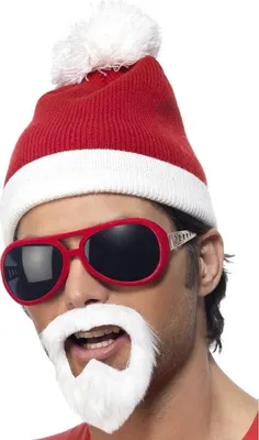 Produktbild von Weihnachtsmannset Set Weihnachtsmann Weihnachten Brille