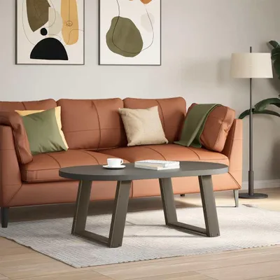 Produktbild von PUEAZU Couchtischbeine U-Form 2 Stk. Naturstahl 70x(42-43) cm Stahl - Tischbeine &3743