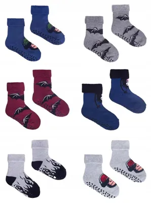 Produktbild von YOCLUB Baby Frottee Socken mit Antirutsch ABS