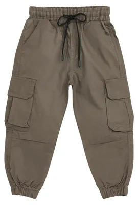 Produktbild von Jungen Jogginghose Cargo - Größe 116 (5–6 Jahre) - Robuste Baumwolle - Flexibler Gummibund