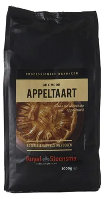 Produktbild von Royal Steensma Appeltaart Mix 1000g – klassische Apfelkuchenmischung, lecker & einfach