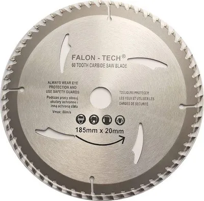Obrázek produktu pro Pilový kotouč z vysoce kvalitní oceli, 185 mm, 60 zubů