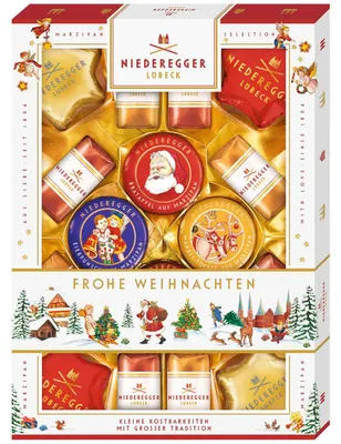 Produktbild von Niederegger Weihnachts-Marzipanerie 206g