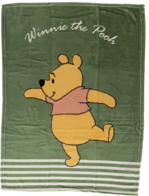 Produktbild von Winnie Polyurethander Bär Korallen Babydecke Weiche Fleecedecke für Babys 100 x 75 cm