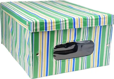 Produktbild von Misterpack 916000, Aufbewahrungsbox, Mehrfarbig, Rechteckig, Karton, Vinyl, Abbildung, Drinnen