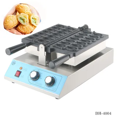 Produktbild von BH-4004 Mini Taiyaki Waffeleisen Fisch (14 Fische) Profi 1400W