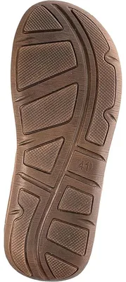 Produktbild von Fischer Herren Pantolette Klettverschluss flexibel Ziernähte 556544, Größe:42 EU, Farbe:Grau