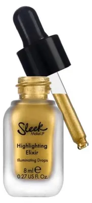 Produktbild von Sleek MakeUP, Elixir, Liquid Highlighting Drops, For Shoulders & Decollete, Gold, 8 ml