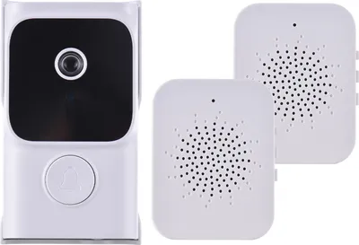 Obrázok produktu pre WiFi Smart Doorbell Ring Door Camera s 2 Dingdong Chime TY App Control Infračervené nočné zobrazenie Nabíjateľný video intercom zvonček 2-cestný zvuk pre vilu Domáce kancelárie Použitie na dvere bytu